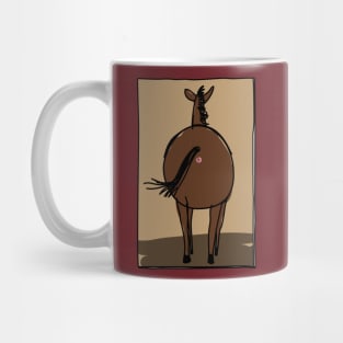 Butts Butts Butts - Horse Mug